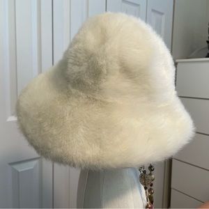 Fur hat, very white!